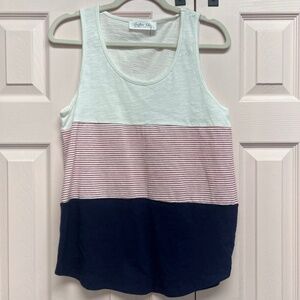 NWOT Colorblock Tank, Size Small